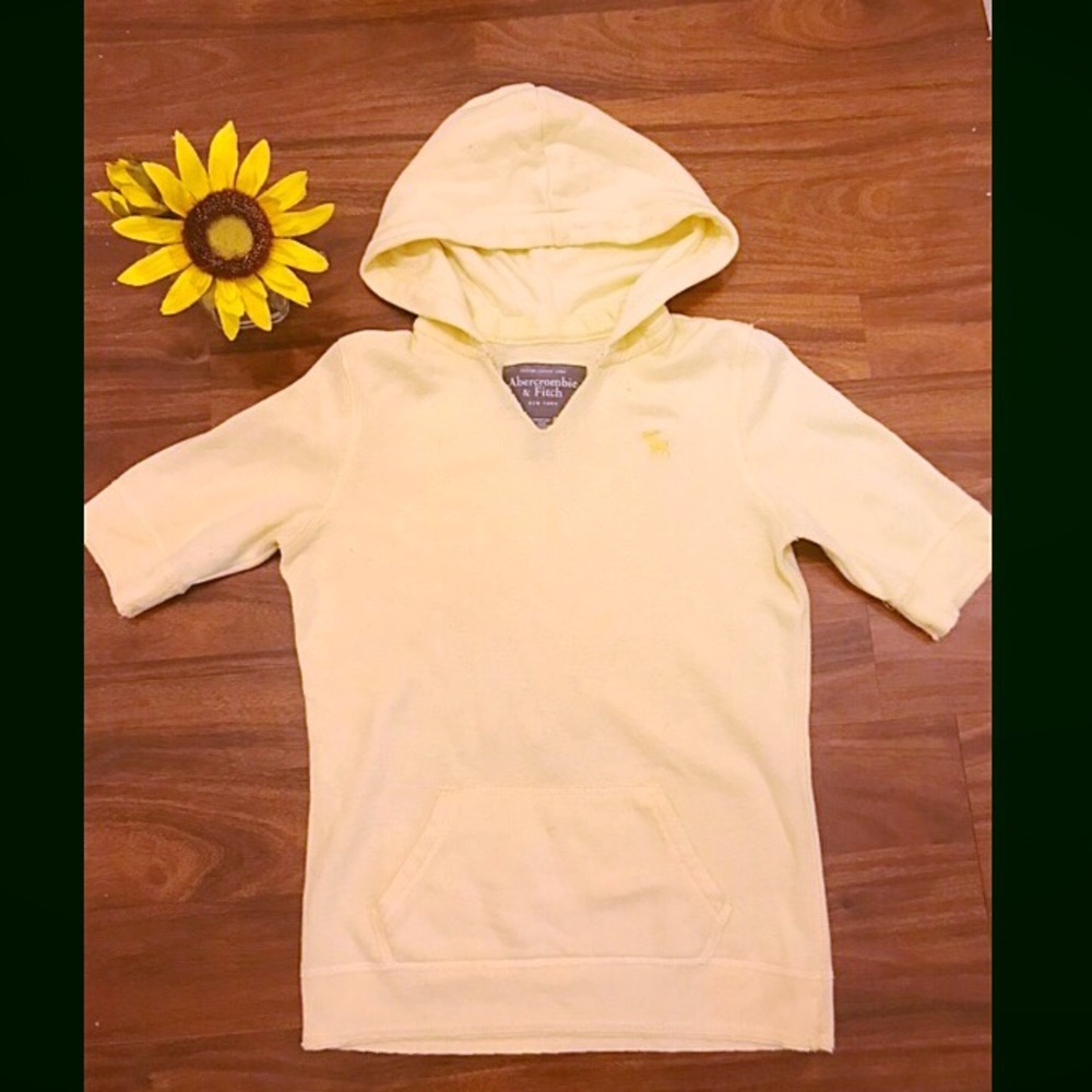 Abercrombie & Fitch Short Sleeve Hooded Shirt